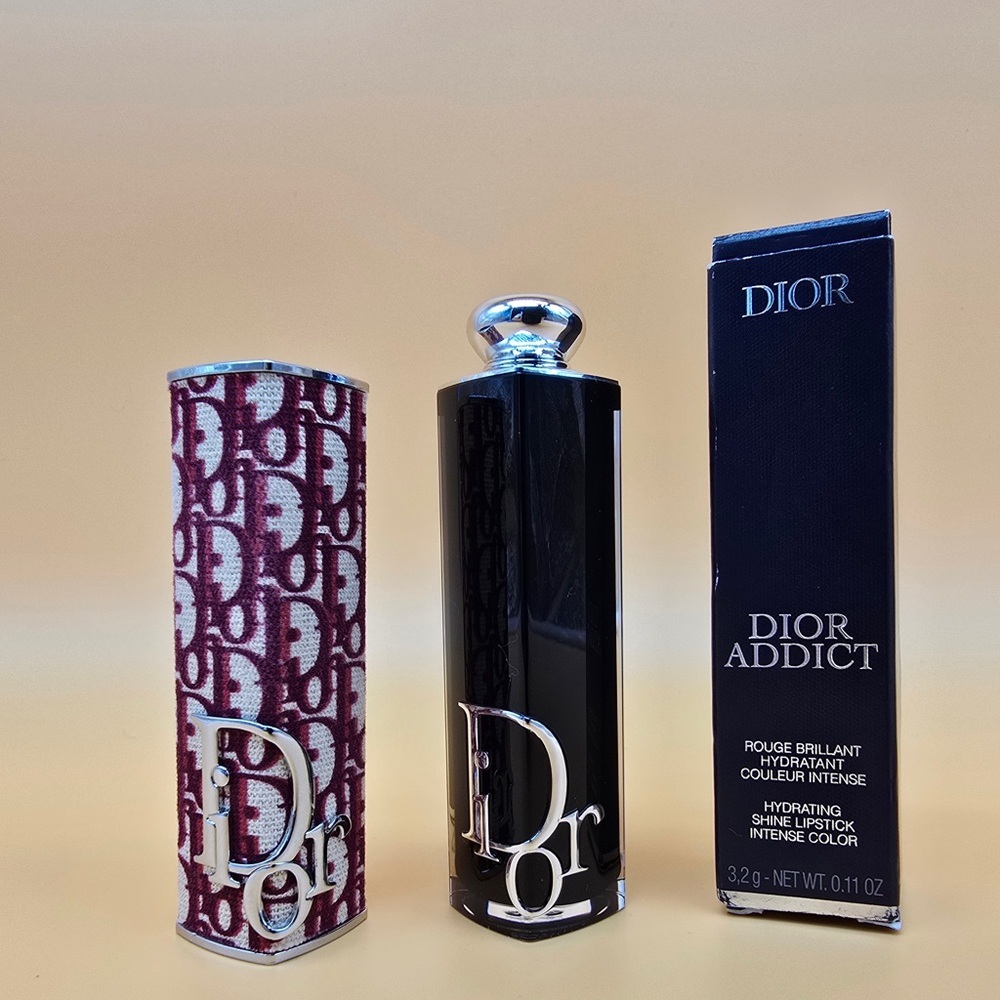 Dior Addict Lipstick – 536 Lucky + Dior Oblique Case Bundle